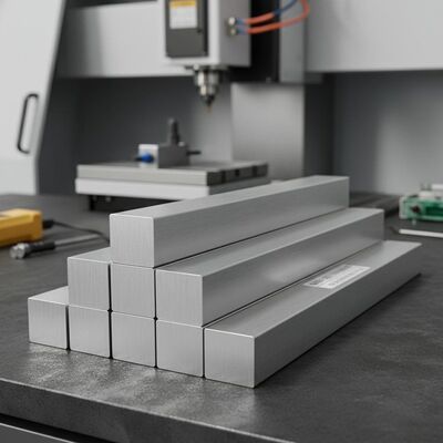 6063 Precyzyjna aluminiowa sztuka kwadratowa do obróbki CNC Stabilna tolerancja Gładkie działanie