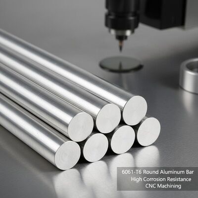 6061 T6 Obróbka CNC Duża średnica Aluminiowy okrągły pręt o wysokiej odporności na korozję