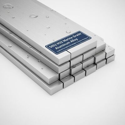 5052 H32 Żelazne płytki z aluminium o doskonałej formowalności i odporności na korozję w wodzie słonej