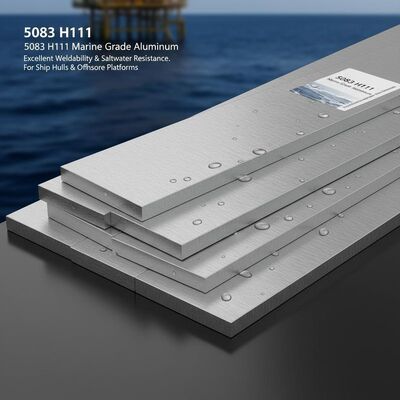 5083 H111 Płaszczyzna z aluminium marynarki o doskonałej spawalności i odporności na wodę słoną dla kadłubów statków i platform morskich
