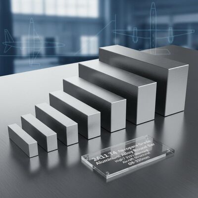 Pręt aluminiowy okrągły klasy lotniczej 2A12 T4 o wysokiej wytrzymałości, zgodny ze standardem GB/T 3191, do elementów konstrukcyjnych samolotów