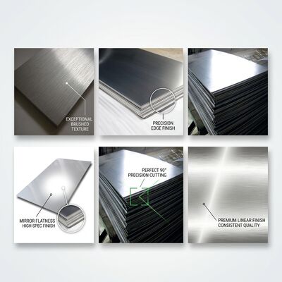 Wide-Width 304 Stainless Steel Sheet 2000mm Large Format Pressure Vessel Grade Plate