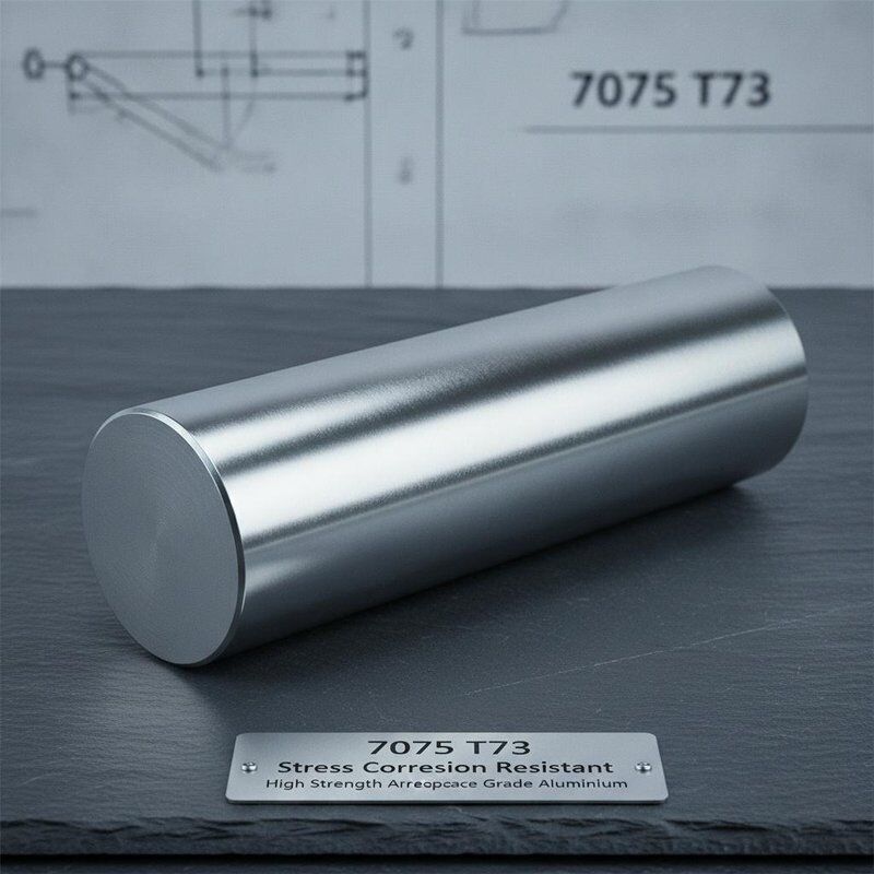 7075 T73 Wysokiej wytrzymałości, odporny na korozję naprężeniową, aluminium okrągły