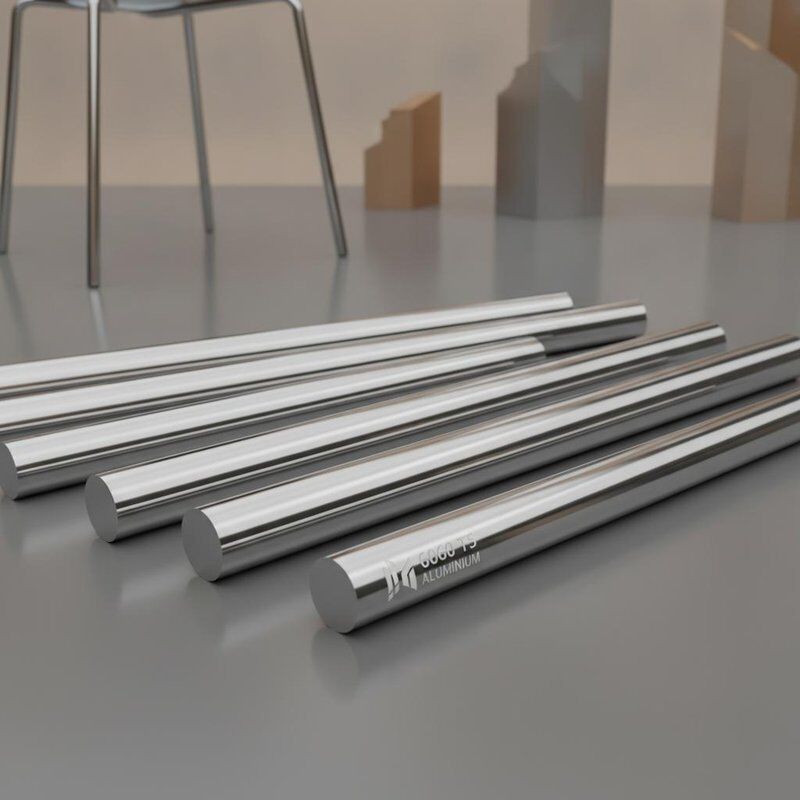 6060 T5 Jasno wypolerowana, anodowana, dekoracyjna, okrągła sztabla aluminiowa do mebli i architektury